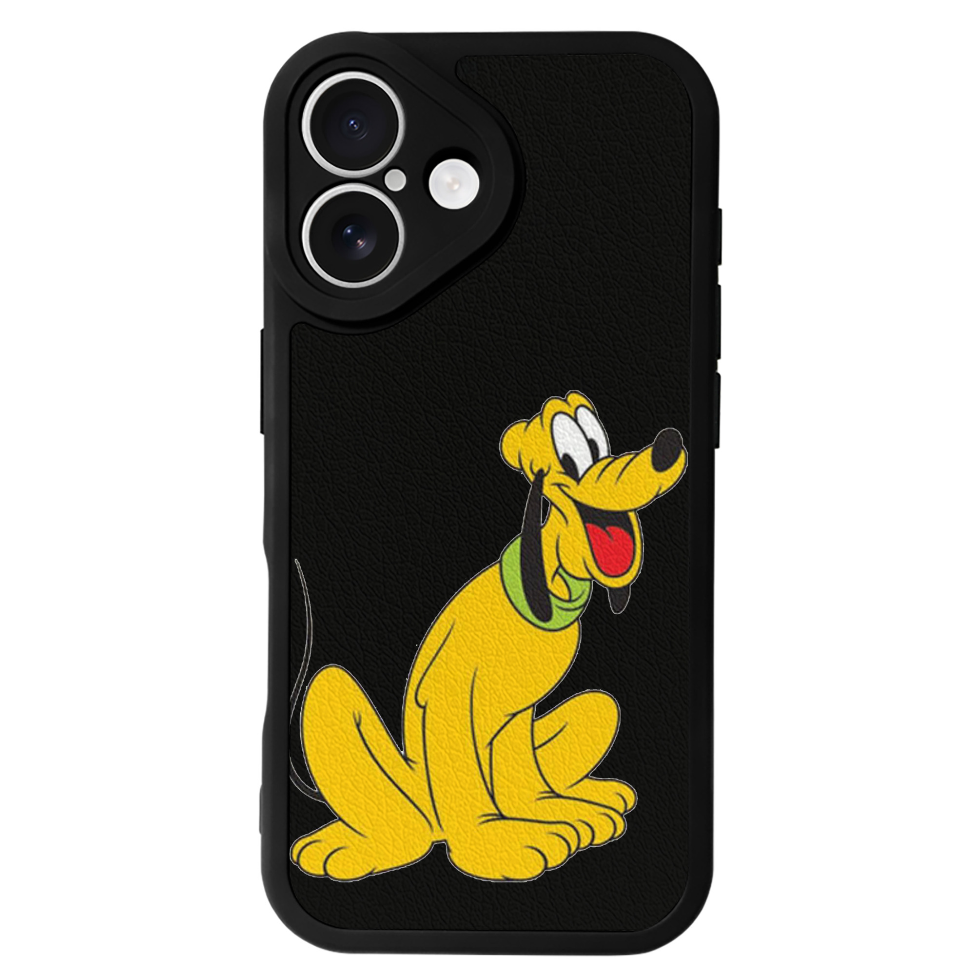 （画像用） ミッキーマウス Mickey Mouse 【iPhone 16シリーズ対応】シリコンスマホケース（レザー調） 材質：シリコン
